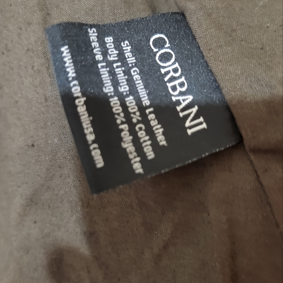 CORBANI Womens Asymmetrical Leather Jacket – Genuine Lambskin Leather (Brown XS) - Picture 5 of 10